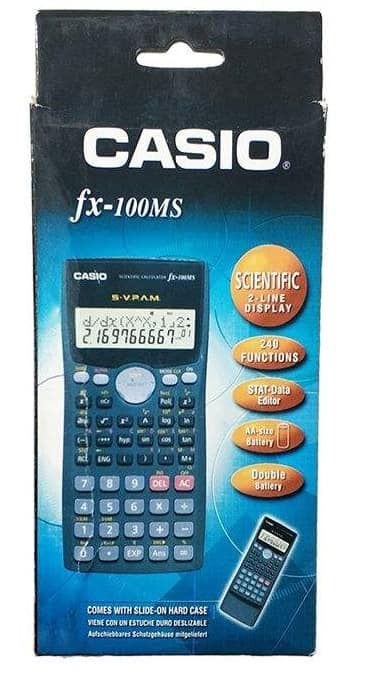 فروش ماشین حساب کاسیو مدل fx-100MS